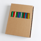 COLOURING BOOK - Tri-Fold Kraft Coloring Kit with 24 Pencils