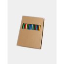 COLOURING BOOK - Tri-Fold Kraft Coloring Kit with 24 Pencils - Image 2