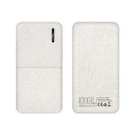 WHEAT POWER: 10,000mAh Eco-Friendly Portable Power Bank - Sustainable Charging Solution