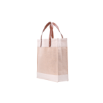 JUCO TOTE - Stylish Laminated Natural Juco Tote Bag with PU Leather Accents - Image 5