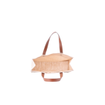 JUCO TOTE - Stylish Laminated Natural Juco Tote Bag with PU Leather Accents - Image 4