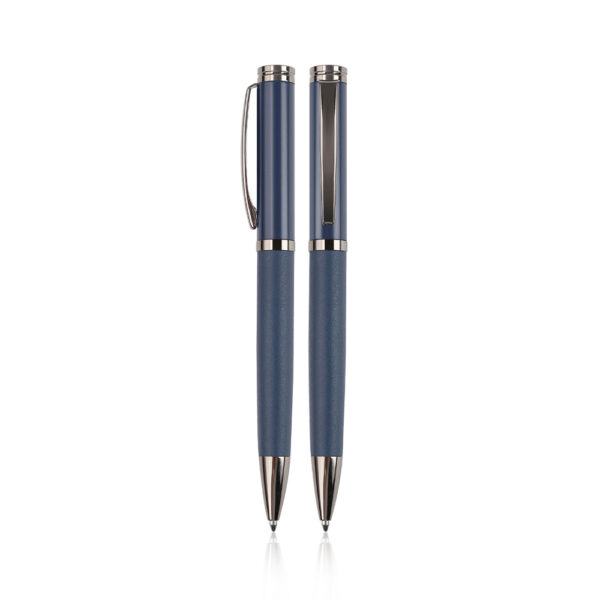 CORPORATE SET - Executive 3D PU Notebook, 5000mAh Power Bank, RFID Card Holder & Metal Pen - Image 3