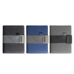 TRENDY ORGANIZER PLUS - A5 Notebook with Signature Design and Built-in Mobile Stand