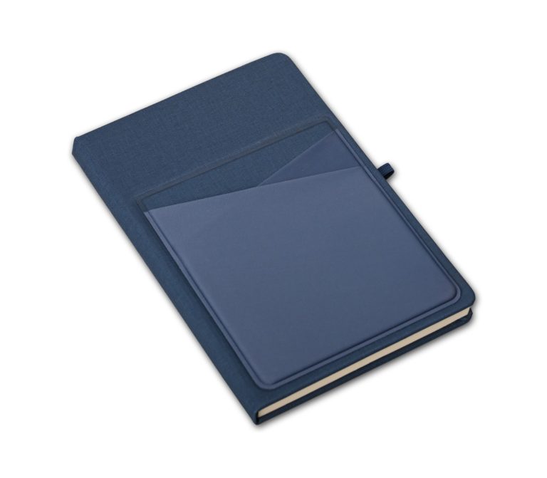 SIMPLE NOTE - A5 Linen Notebook with Lycra Pockets and Pen Holder - Image 11