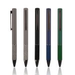 PLUSH PEN - Eco-Friendly Metal Pen with Recycled PU Body and Chrome-Plated Clip