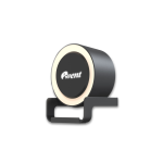 NIGHT LIGHT SPEAKER - Black Bluetooth Speaker with Wireless Charging and LED Display