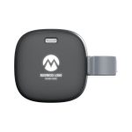 LIGHT UP SQUARISH - Eco-Friendly Bluetooth Speaker with 10W Wireless Charger and Customizable Logo