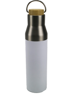 ECO FLASKS - 600ml Double Wall Flask with Bamboo Lid - Image 4