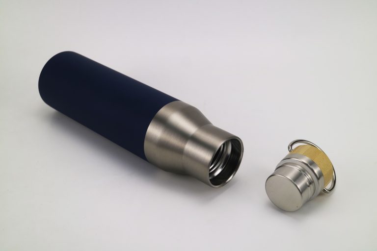 ECO FLASKS - 600ml Double Wall Flask with Bamboo Lid - Image 3