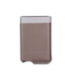 RFID CARDHOLD - Secure PU Card Holder with External Pocket for Cash and Cards