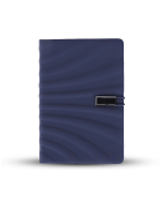 SOPHI NOTE - A5 Notebook with Wavy Design and Elastic Closure - Image 2