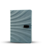 SOPHI NOTE - A5 Notebook with Wavy Design and Elastic Closure