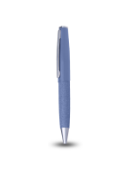 STYLISH PEN - Premium Metal Twist Pen with PU Coating and Blue Ink - Image 4