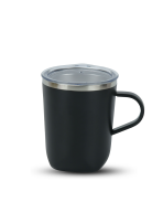 SUPREME MUG - 300ml Double Wall Stainless Steel Slim Mug with Plastic Lid - Image 5