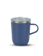 SUPREME MUG - 300ml Double Wall Stainless Steel Slim Mug with Plastic Lid - Image 4