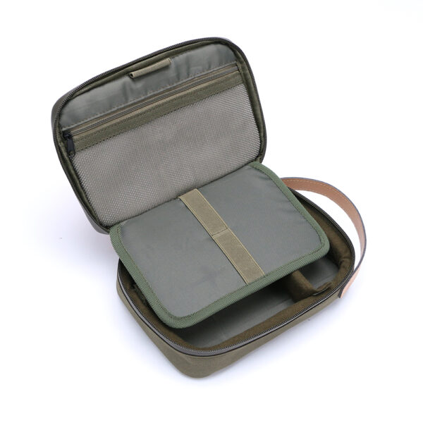 RPET TECH POUCH – Compact Water-Resistant Travel Organizer with Padded & Mesh Compartments for Gadgets and Cables - Image 20