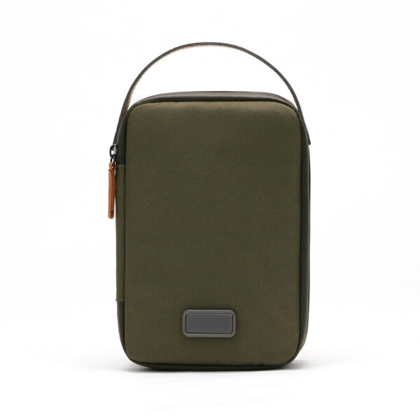 RPET TECH POUCH – Compact Water-Resistant Travel Organizer with Padded & Mesh Compartments for Gadgets and Cables - Image 15