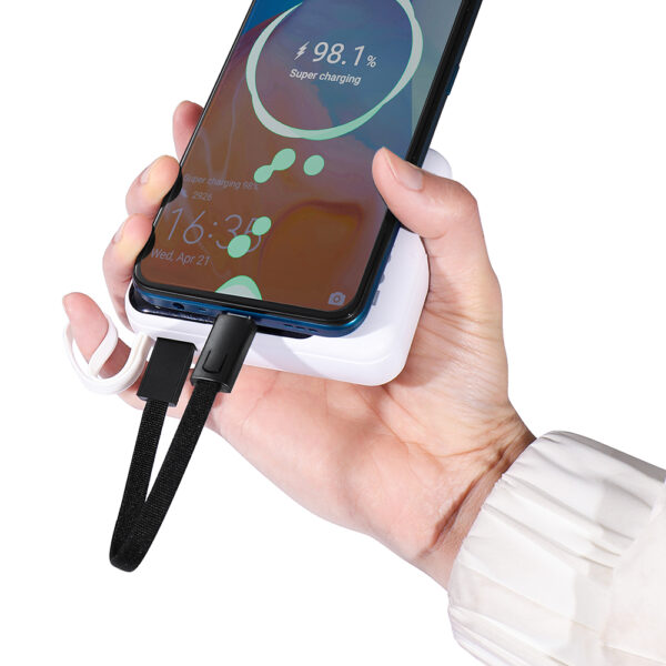 KEYHOLE – Compact Zinc Alloy USB-C to USB-C Cable with 60W Fast Charging, Data Transfer & Stylish Keychain Design - Image 4