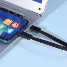 KEYHOLE – Compact Zinc Alloy USB-C to USB-C Cable with 60W Fast Charging, Data Transfer & Stylish Keychain Design - Image 5