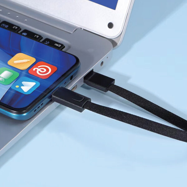 KEYHOLE – Compact Zinc Alloy USB-C to USB-C Cable with 60W Fast Charging, Data Transfer & Stylish Keychain Design - Image 5