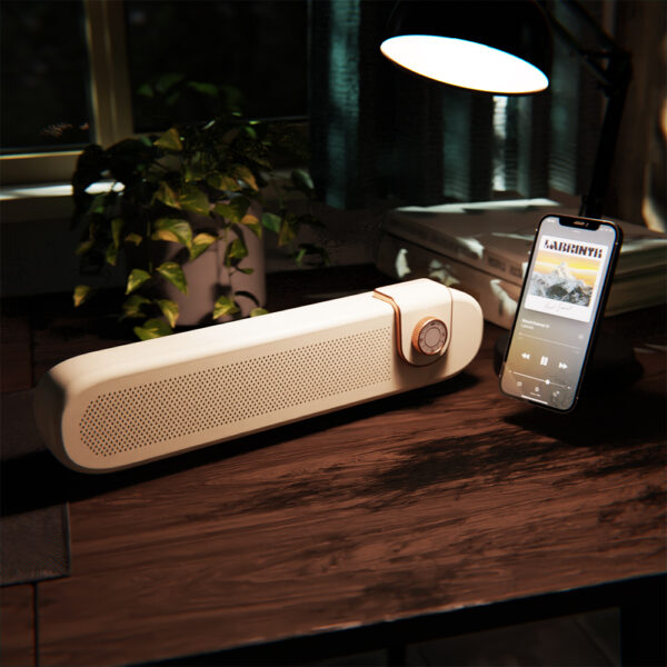 SOUND BAR – Compact 20W Bluetooth Speaker with Dual 52mm Drivers, Bluetooth 5.3 & TWS Stereo Pairing - Image 6