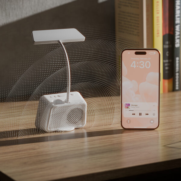CLAMP – Multifunctional Bluetooth Speaker with 20-Hour Playtime, TWS, FM Radio, RGB Lighting & Phone Stand - Image 3