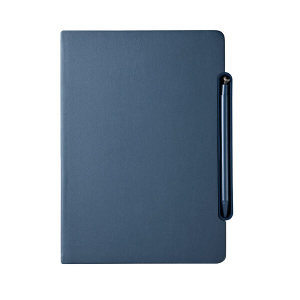 NOTECASE – A5 Recycled PU Notebook with 96 Sheets, Built-in Phone Stand & Ruler - Image 5