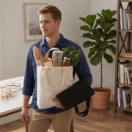 CARRY TOTE | Premium Canvas Tote Bag - 39×43cm - Image 4