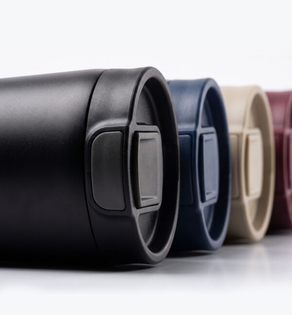 TAP DRINK | 350ml NFC Smart Tumbler – Digital Branding Stainless Steel Travel Mug with Push-Button Lid - Image 2